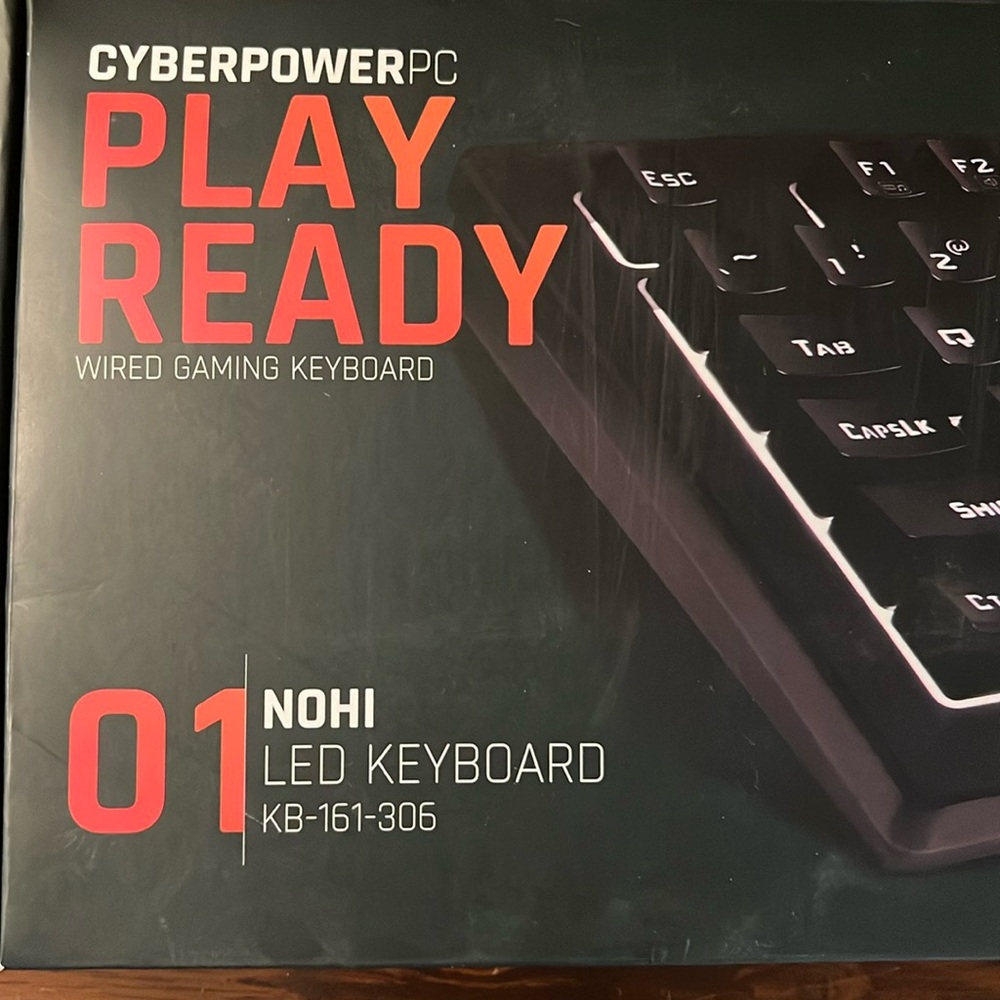 CyderpowerPC wired gaming keyboard